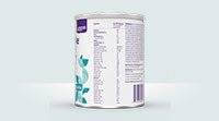 Pepticate™ Side label view of the can